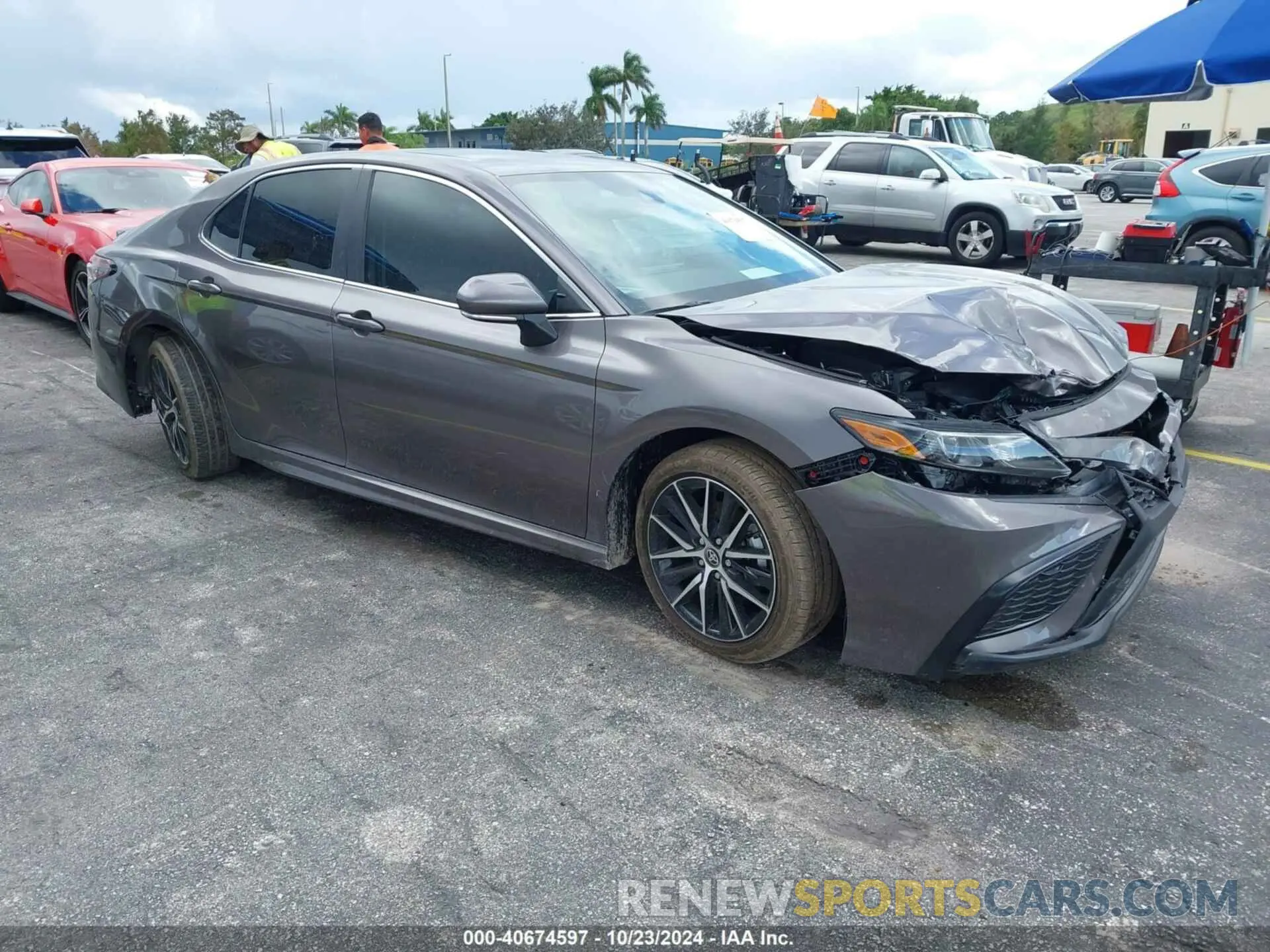 1 fotografías del automóvil dañado 4T1T11AK4RU254540 TOYOTA CAMRY 2024