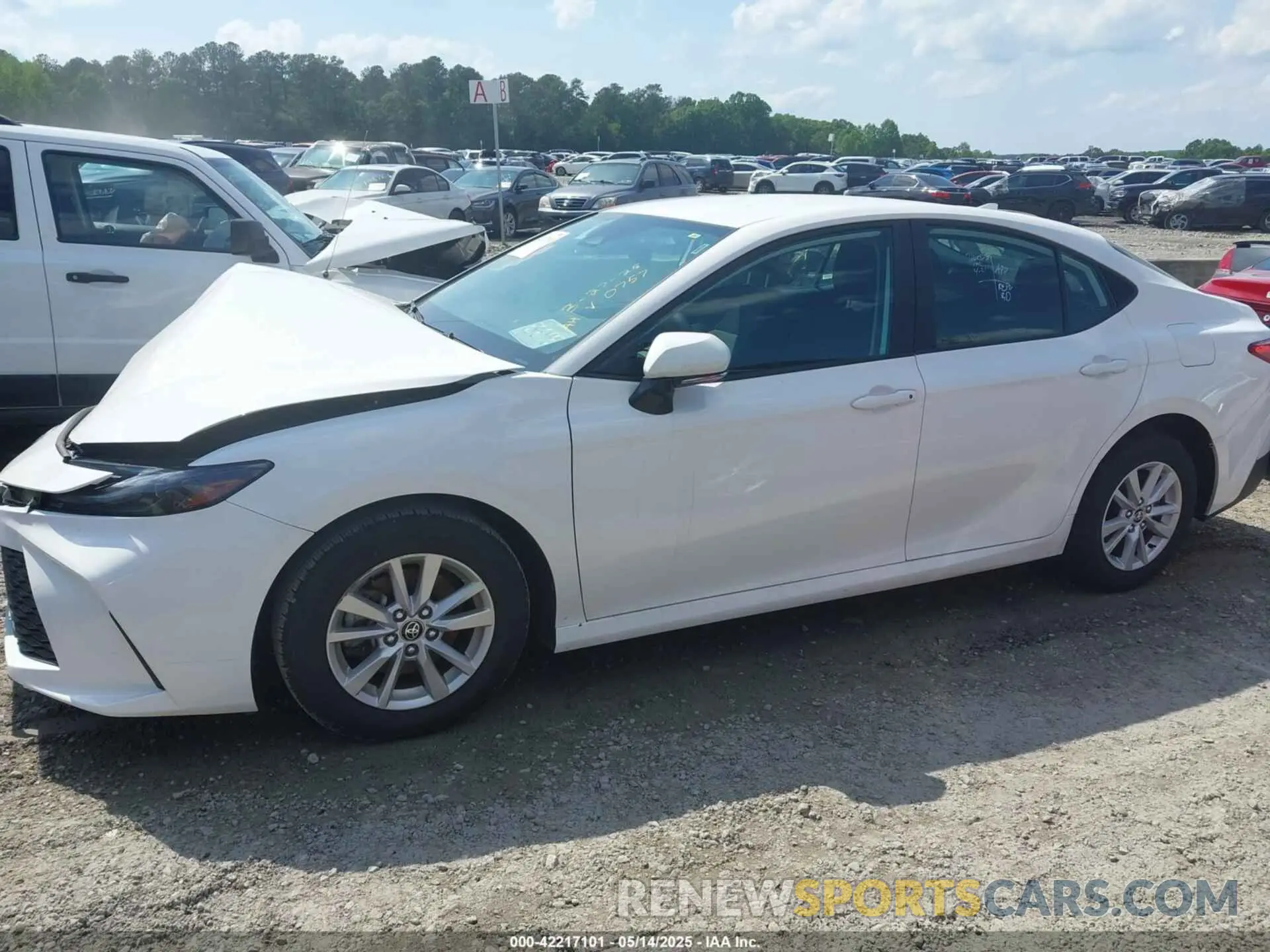 14 fotografías del automóvil dañado 4T1DAACK0SU020757 TOYOTA CAMRY 2025