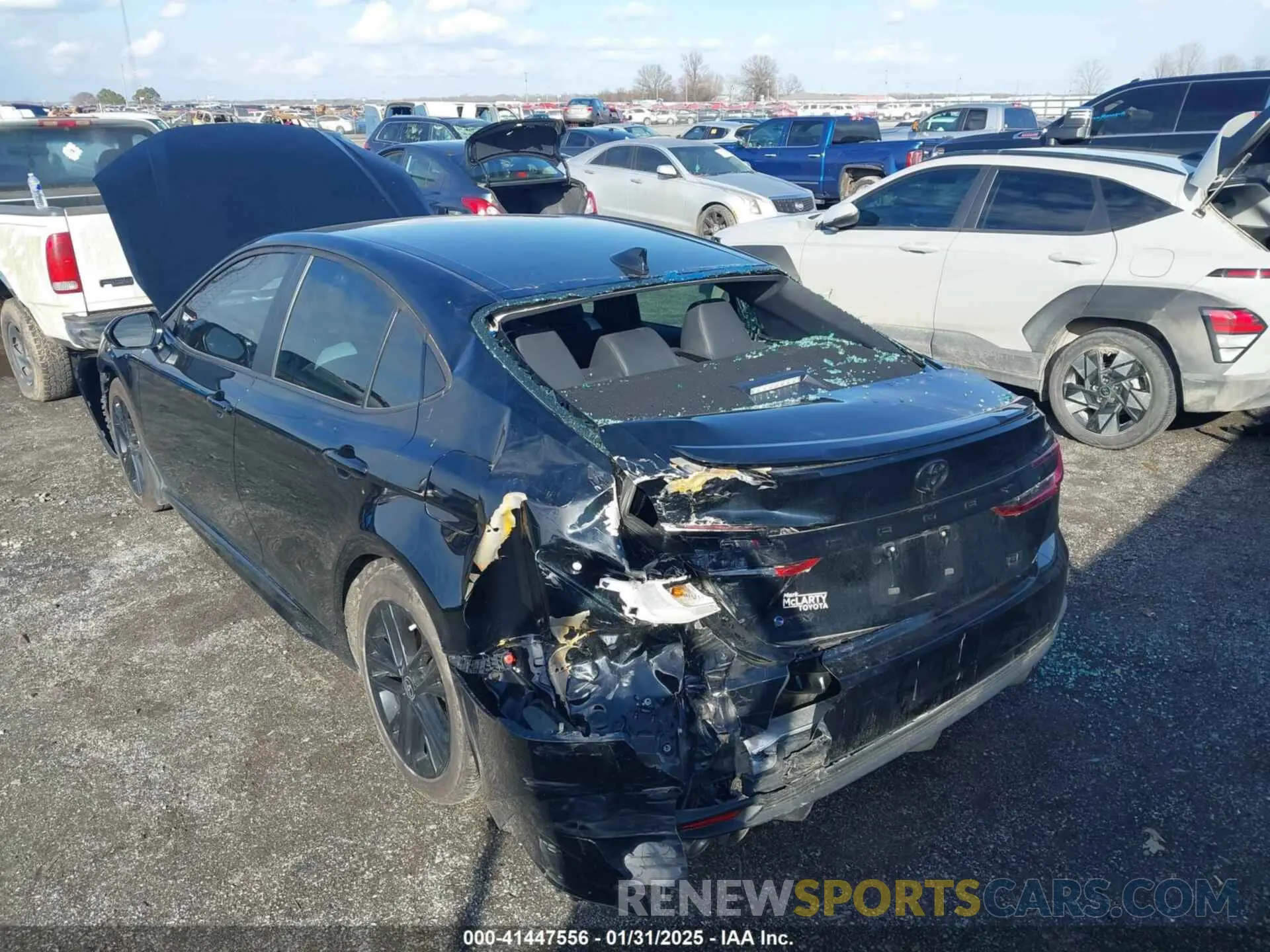 6 fotografías del automóvil dañado 4T1DAACK0SU510146 TOYOTA CAMRY 2025