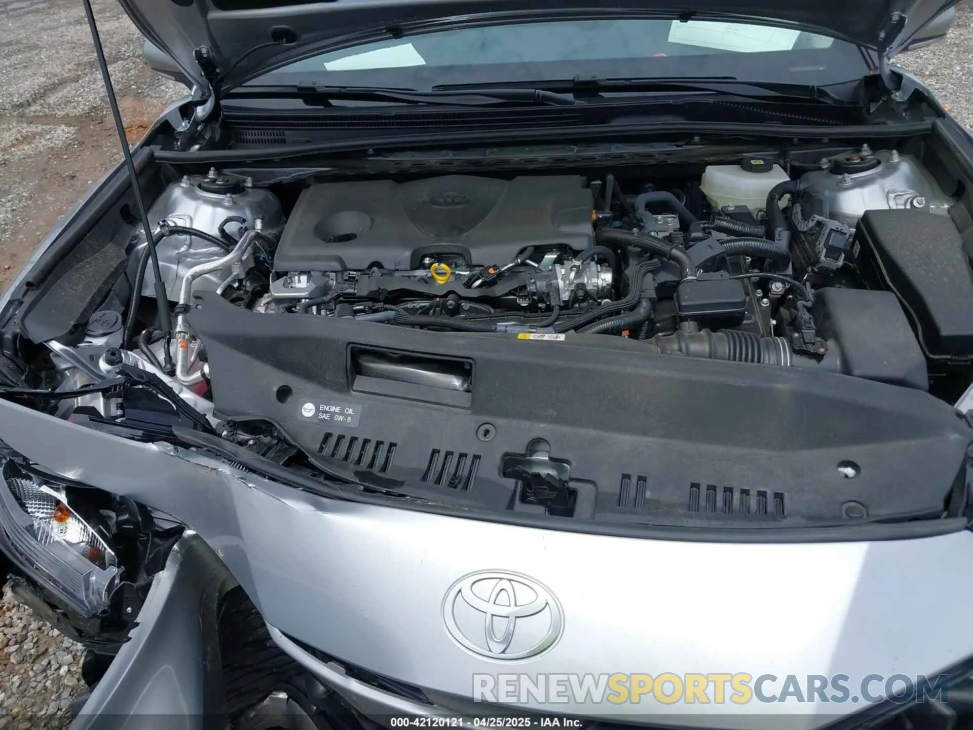 10 fotografías del automóvil dañado 4T1DAACK0SU566474 TOYOTA CAMRY 2025