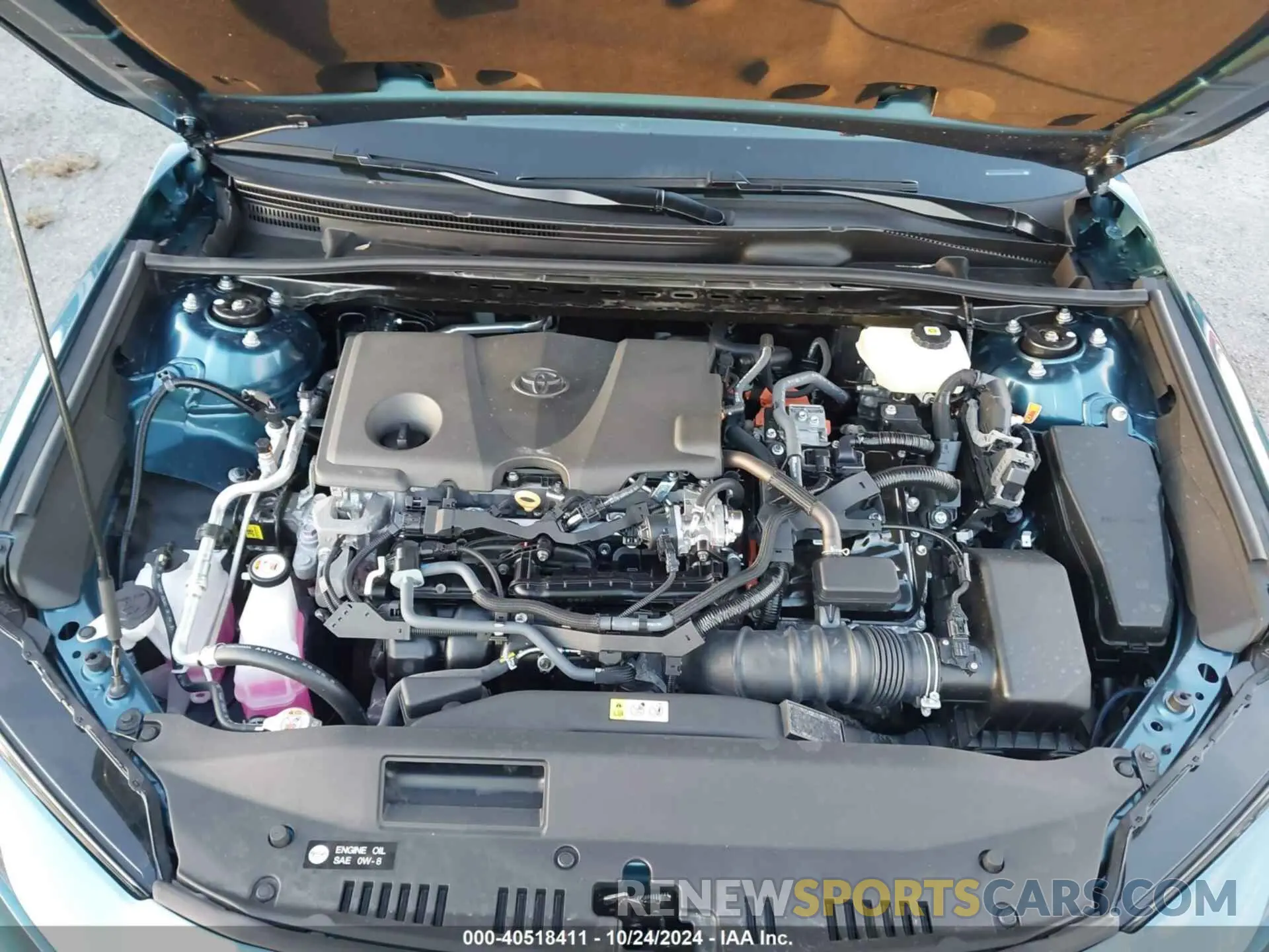 10 fotografías del automóvil dañado 4T1DAACK1SU000811 TOYOTA CAMRY 2025