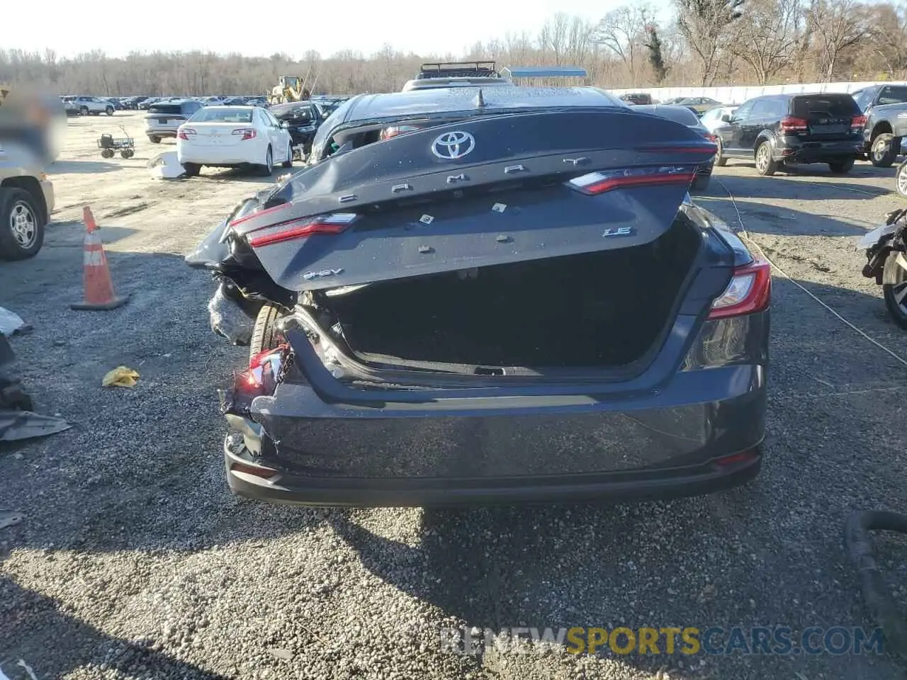 6 fotografías del automóvil dañado 4T1DAACK1SU075296 TOYOTA CAMRY 2025
