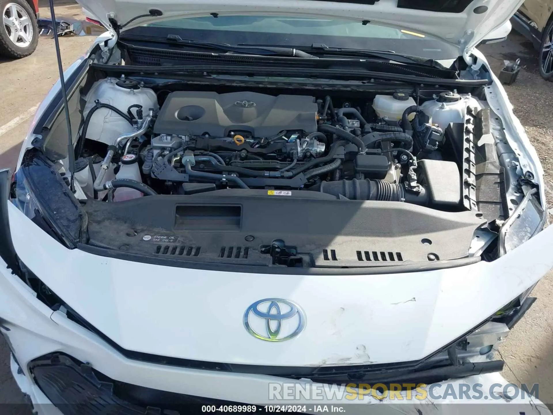 10 fotografías del automóvil dañado 4T1DAACK1SU512875 TOYOTA CAMRY 2025