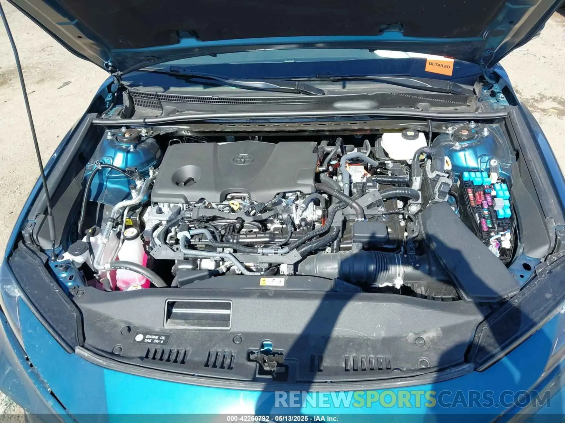 10 fotografías del automóvil dañado 4T1DAACK2SU002079 TOYOTA CAMRY 2025