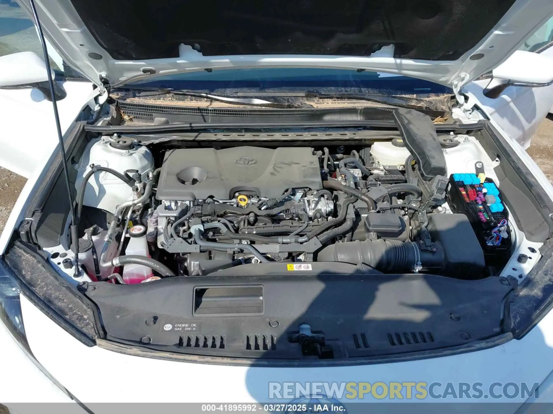 10 fotografías del automóvil dañado 4T1DAACK2SU020887 TOYOTA CAMRY 2025