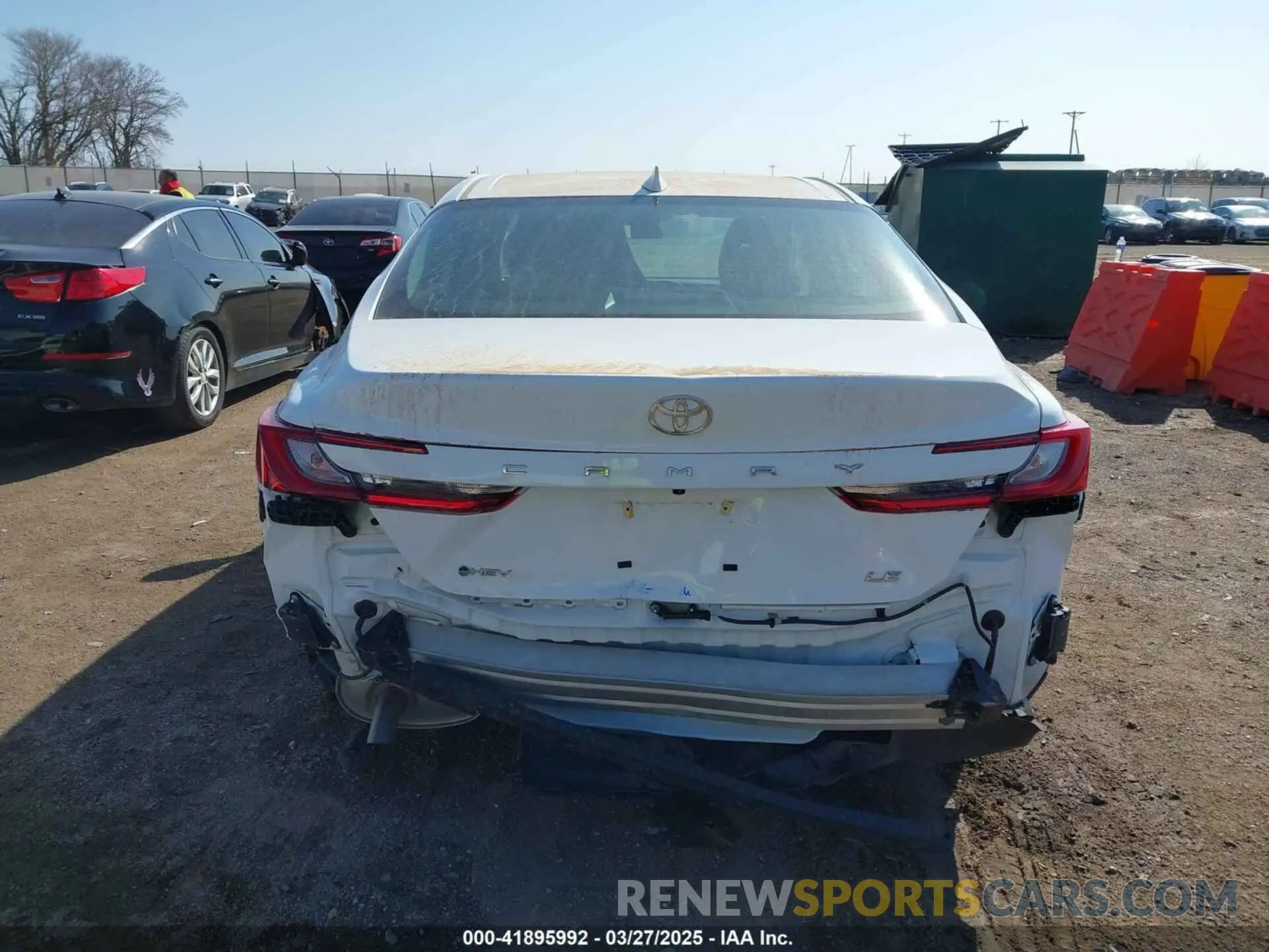 17 fotografías del automóvil dañado 4T1DAACK2SU020887 TOYOTA CAMRY 2025