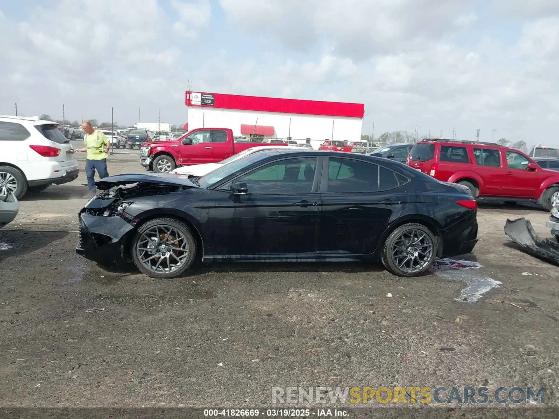14 fotografías del automóvil dañado 4T1DAACK2SU047801 TOYOTA CAMRY 2025