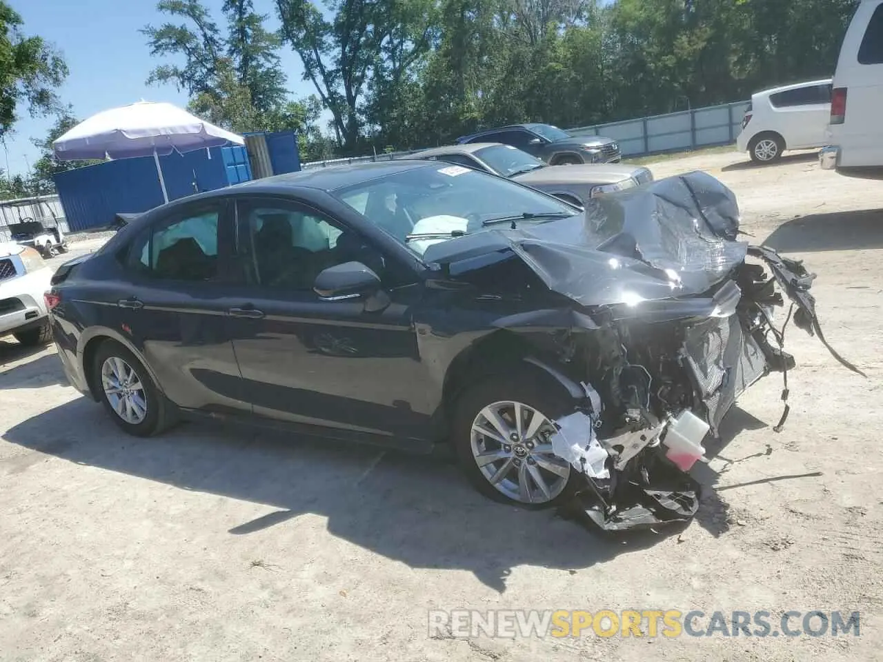 4 fotografías del automóvil dañado 4T1DAACK2SU506471 TOYOTA CAMRY 2025