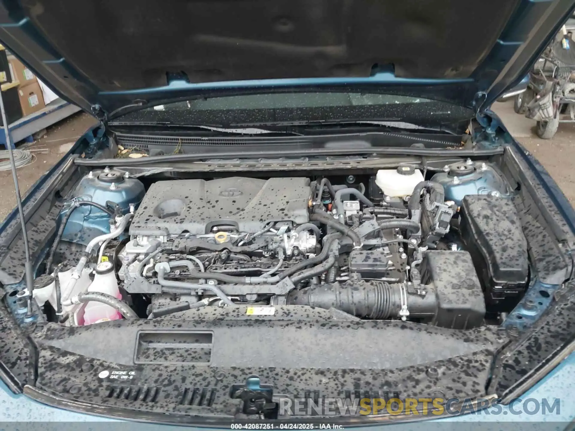 10 fotografías del automóvil dañado 4T1DAACK2SU520046 TOYOTA CAMRY 2025