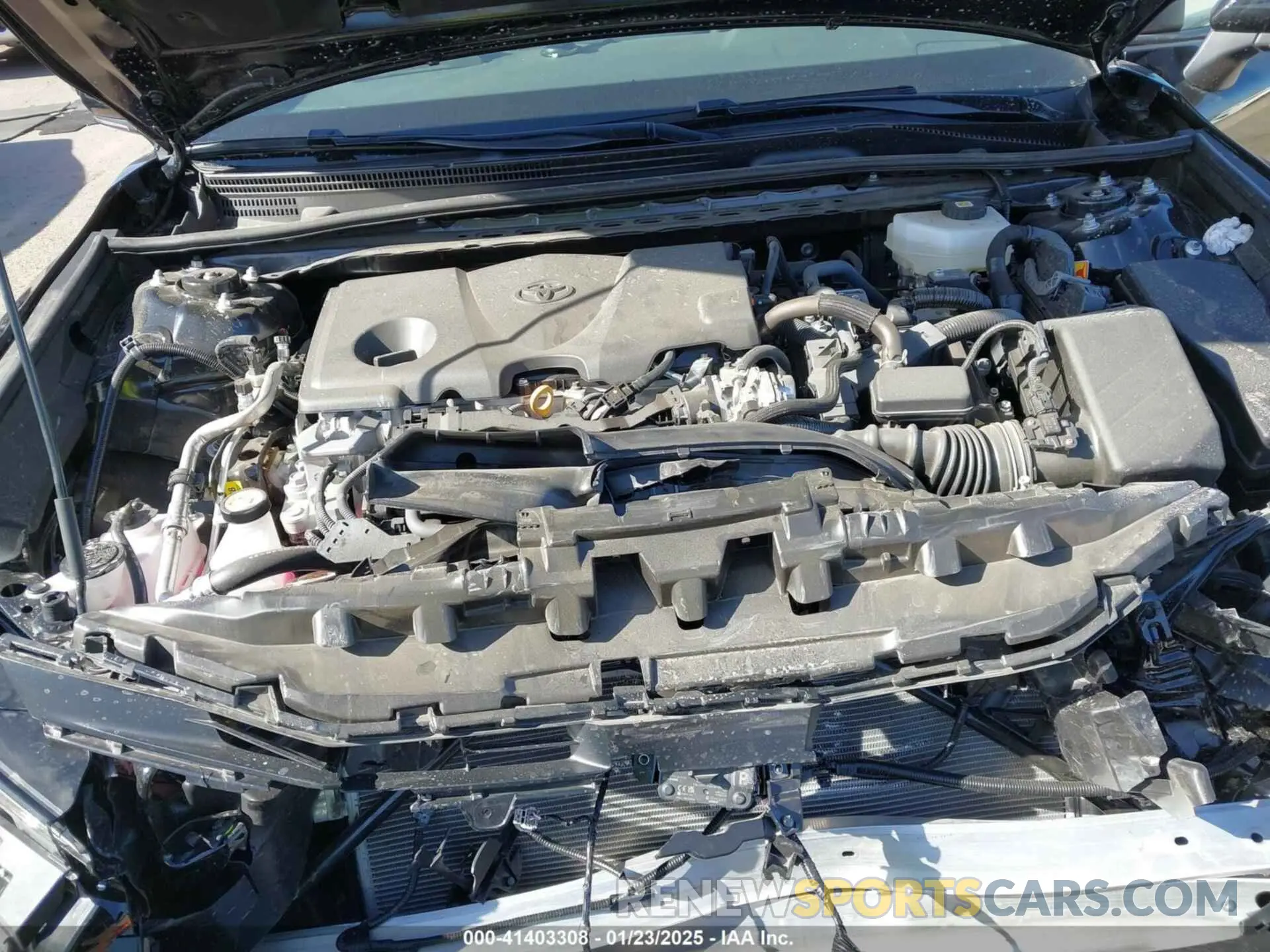 10 fotografías del automóvil dañado 4T1DAACK2SU536862 TOYOTA CAMRY 2025