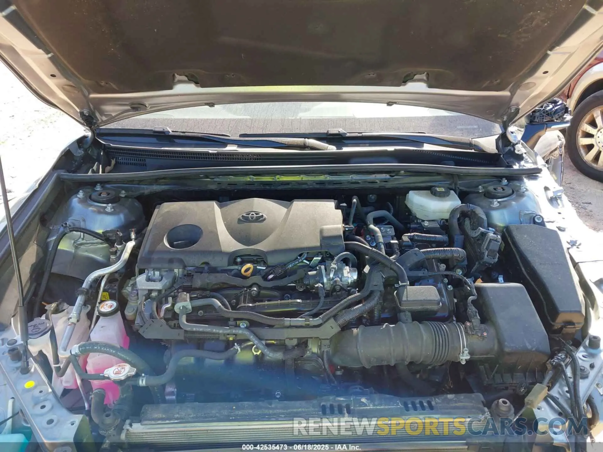 10 fotografías del automóvil dañado 4T1DAACK2SU559185 TOYOTA CAMRY 2025