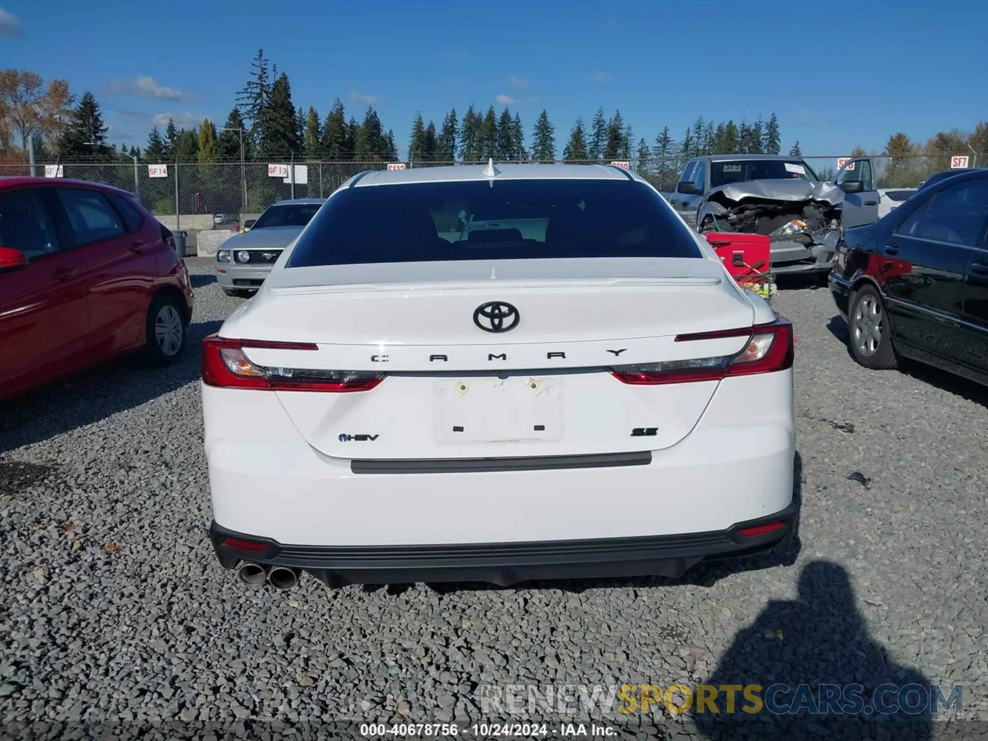 16 fotografías del automóvil dañado 4T1DAACK3SU014161 TOYOTA CAMRY 2025