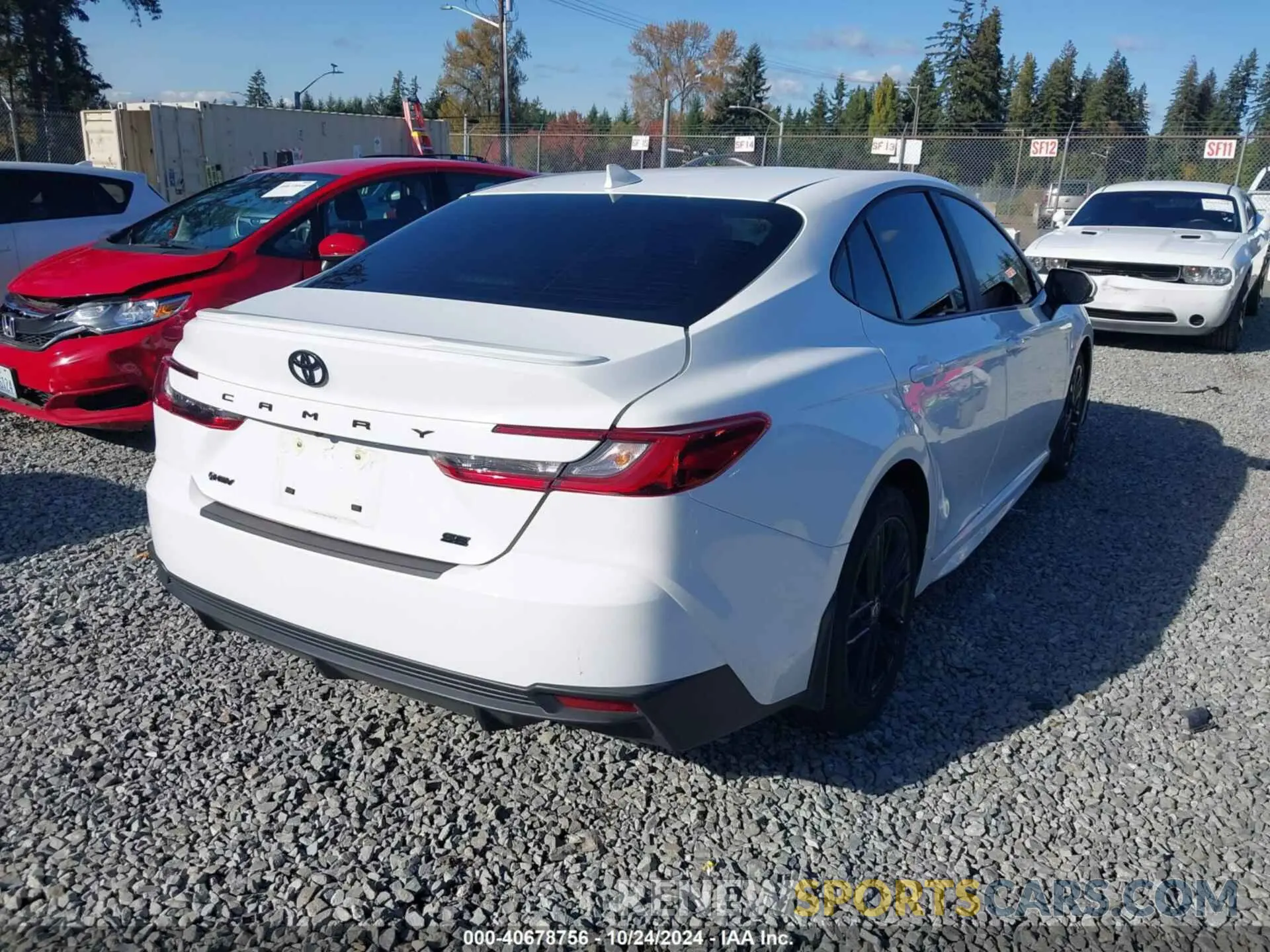 4 fotografías del automóvil dañado 4T1DAACK3SU014161 TOYOTA CAMRY 2025