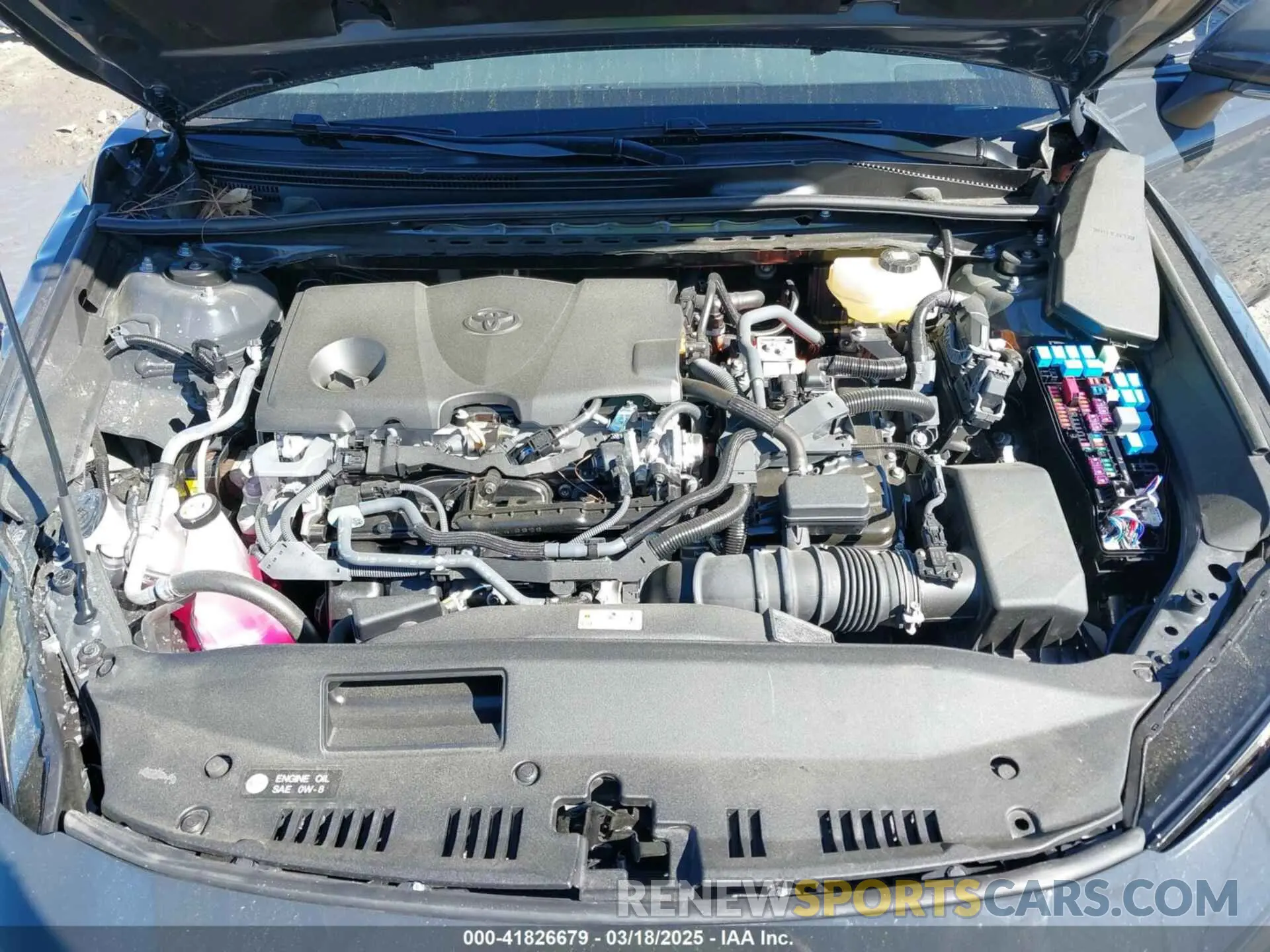 10 fotografías del automóvil dañado 4T1DAACK3SU055275 TOYOTA CAMRY 2025