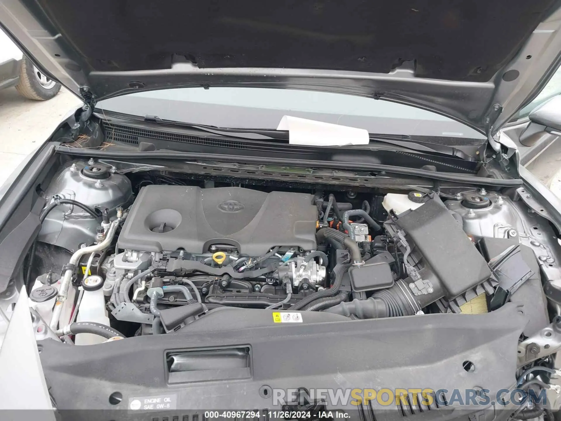 10 fotografías del automóvil dañado 4T1DAACK3SU518046 TOYOTA CAMRY 2025