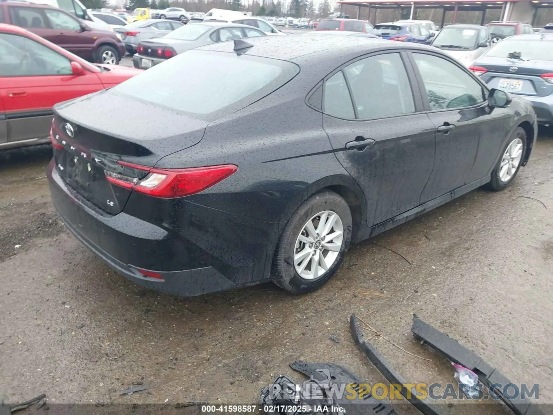 4 fotografías del automóvil dañado 4T1DAACK3SU519469 TOYOTA CAMRY 2025