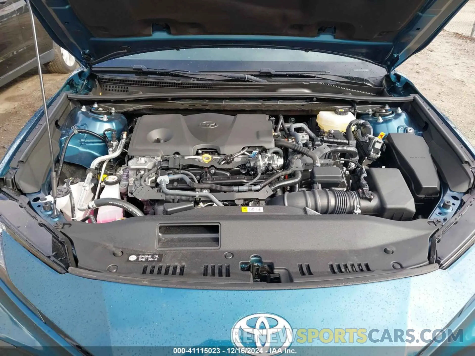 10 fotografías del automóvil dañado 4T1DAACK3SU545599 TOYOTA CAMRY 2025