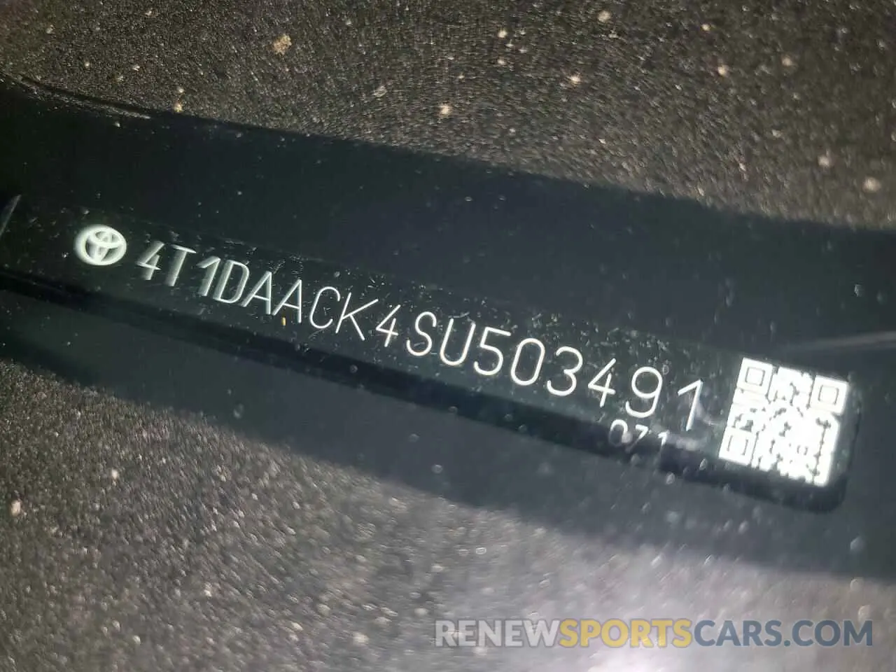 12 fotografías del automóvil dañado 4T1DAACK4SU503491 TOYOTA CAMRY 2025