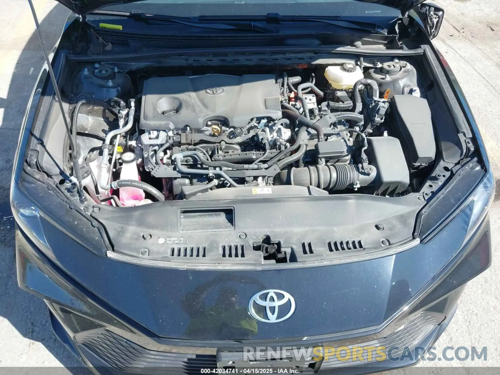 10 fotografías del automóvil dañado 4T1DAACK4SU513633 TOYOTA CAMRY 2025