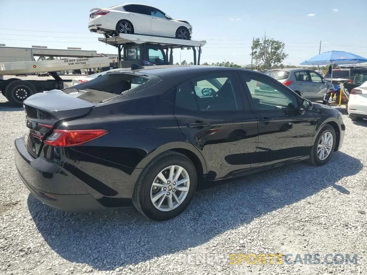 3 fotografías del automóvil dañado 4T1DAACK4SU541514 TOYOTA CAMRY 2025