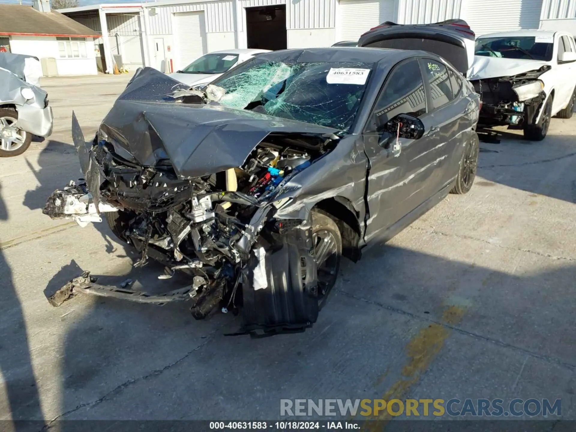 2 fotografías del automóvil dañado 4T1DAACK5SU501765 TOYOTA CAMRY 2025