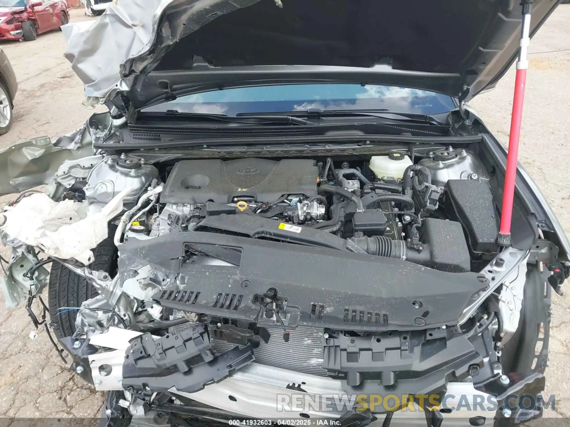 10 fotografías del automóvil dañado 4T1DAACK5SU578491 TOYOTA CAMRY 2025
