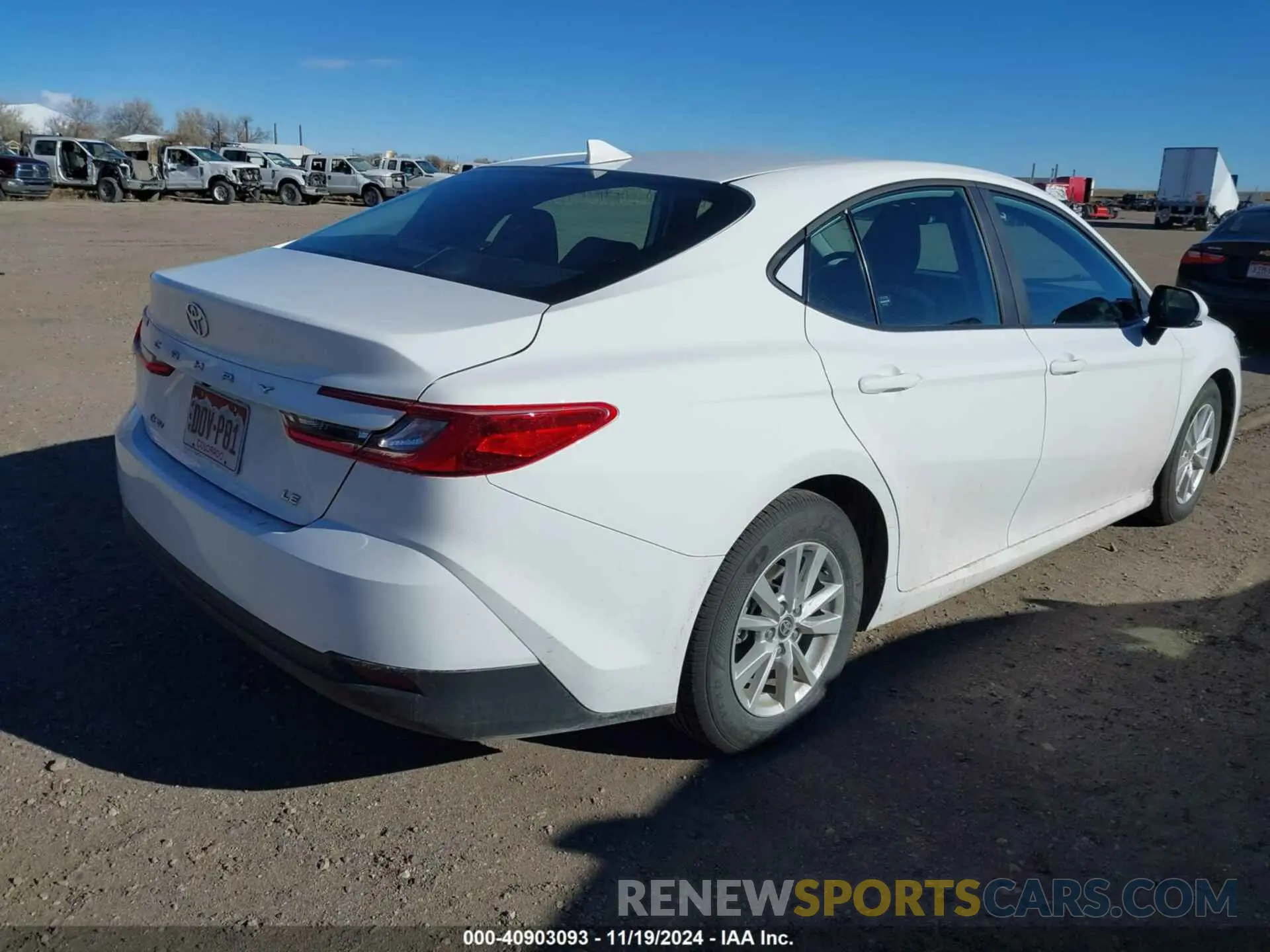 4 fotografías del automóvil dañado 4T1DAACK6SU034095 TOYOTA CAMRY 2025