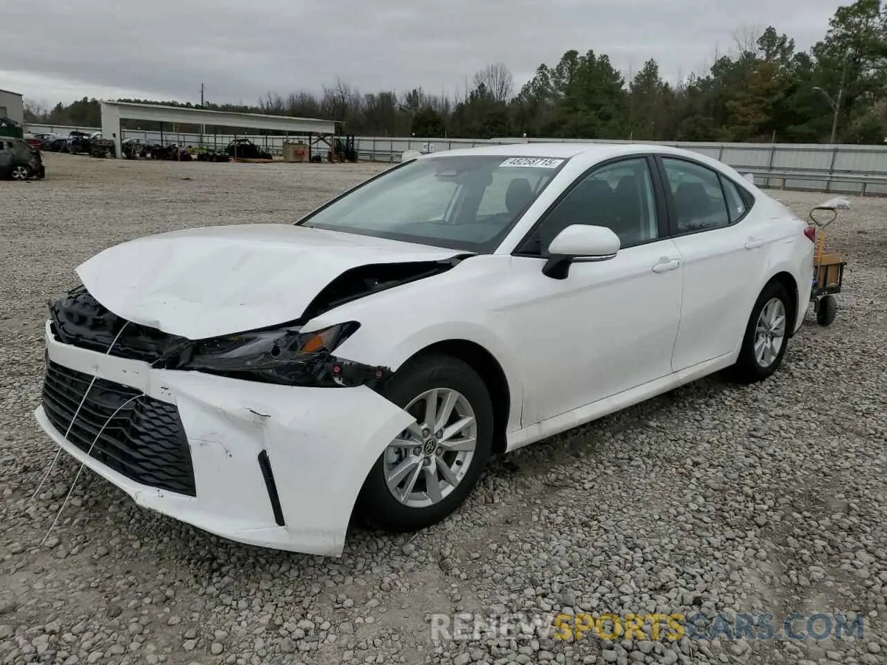 1 fotografías del automóvil dañado 4T1DAACK7SU083791 TOYOTA CAMRY 2025