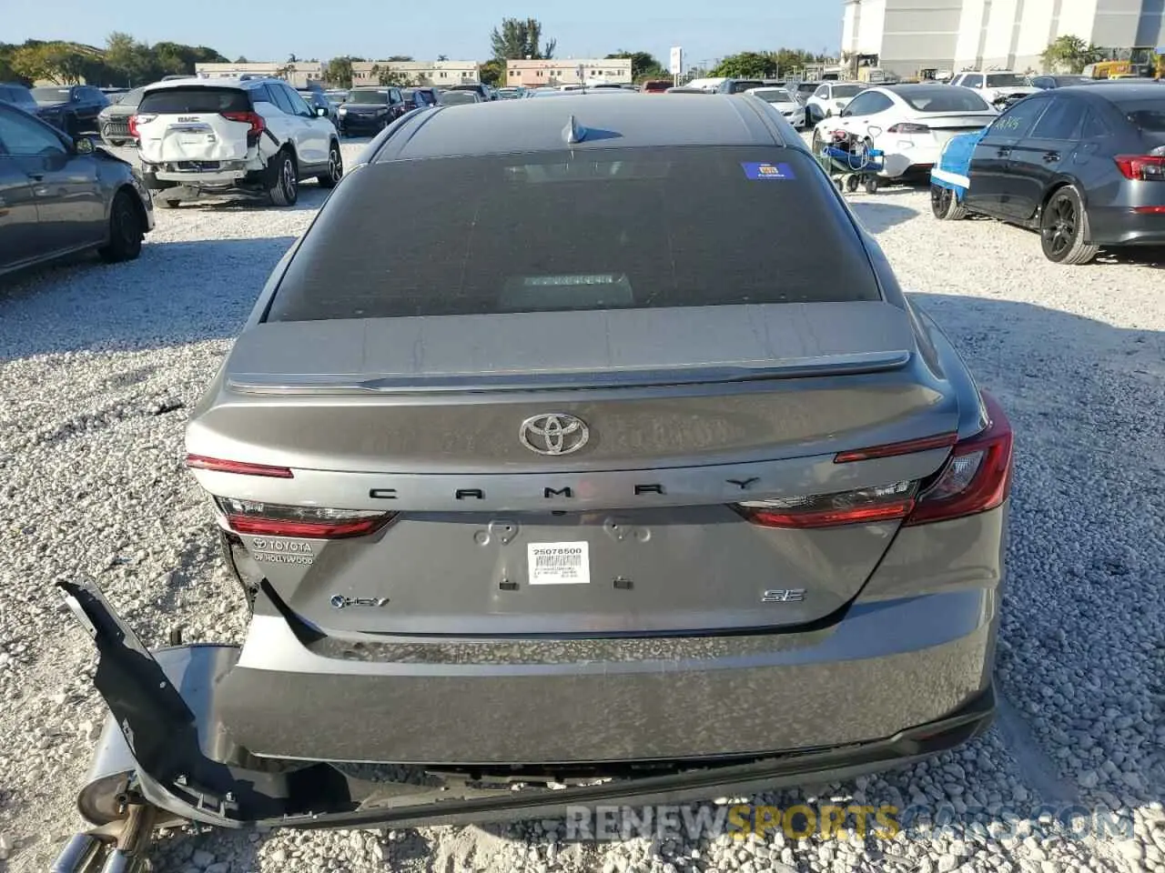 6 fotografías del automóvil dañado 4T1DAACK7SU544861 TOYOTA CAMRY 2025