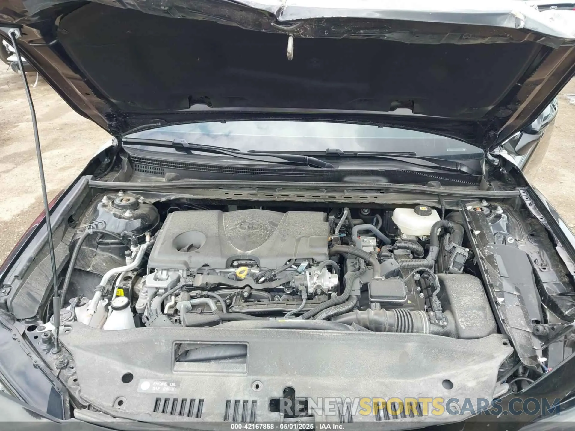 10 fotografías del automóvil dañado 4T1DAACK8SU043669 TOYOTA CAMRY 2025