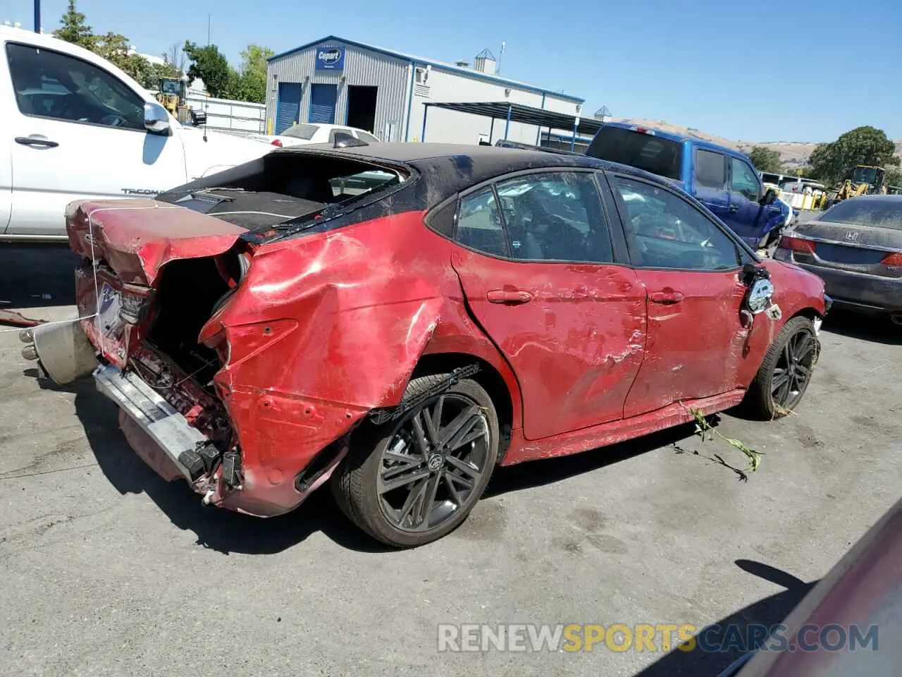 3 fotografías del automóvil dañado 4T1DAACK9SU020174 TOYOTA CAMRY 2025