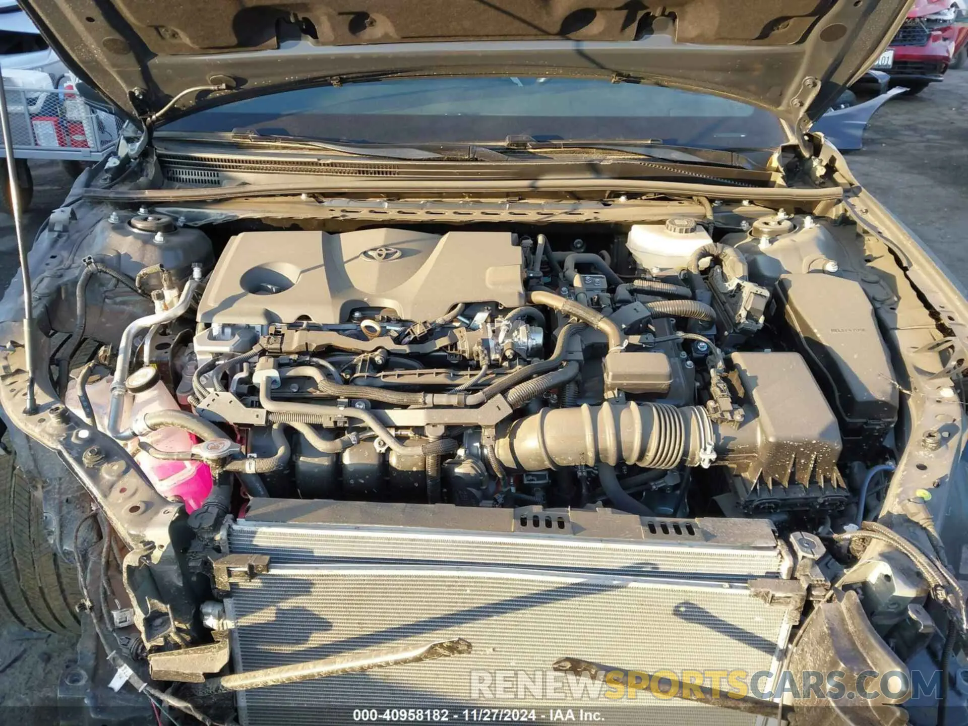 10 fotografías del automóvil dañado 4T1DAACK9SU520593 TOYOTA CAMRY 2025