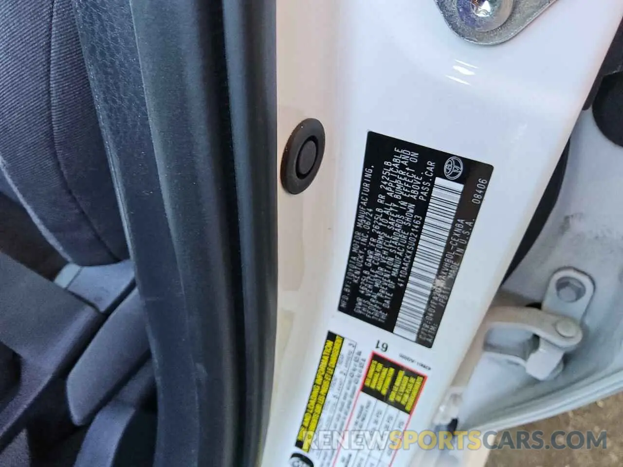 13 fotografías del automóvil dañado 4T1DAACKXSU021463 TOYOTA CAMRY 2025