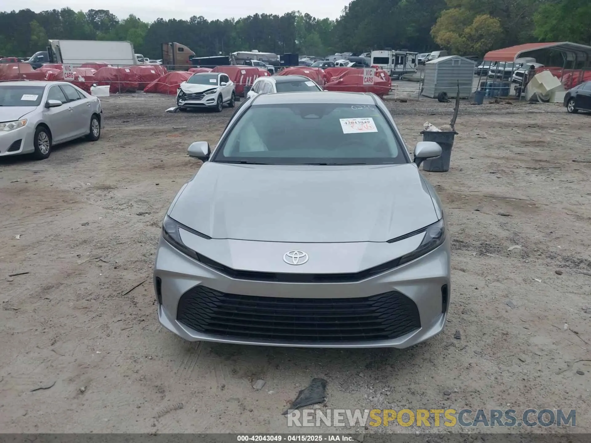 12 fotografías del automóvil dañado 4T1DAACKXSU120235 TOYOTA CAMRY 2025