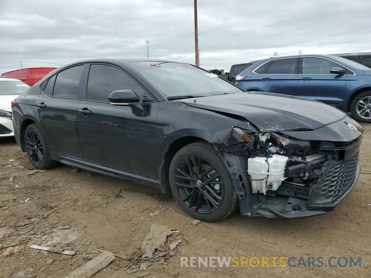 4 fotografías del automóvil dañado 4T1DBADK4SU016836 TOYOTA CAMRY 2025