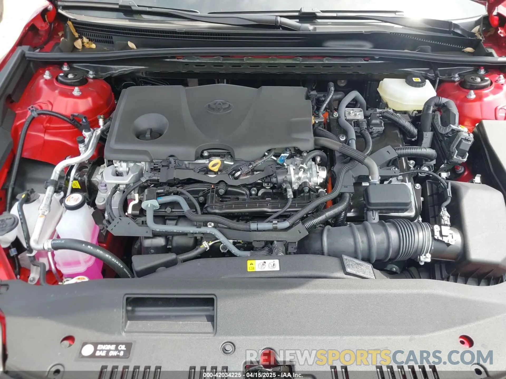 10 fotografías del automóvil dañado 4T1DBADK7SU012621 TOYOTA CAMRY 2025