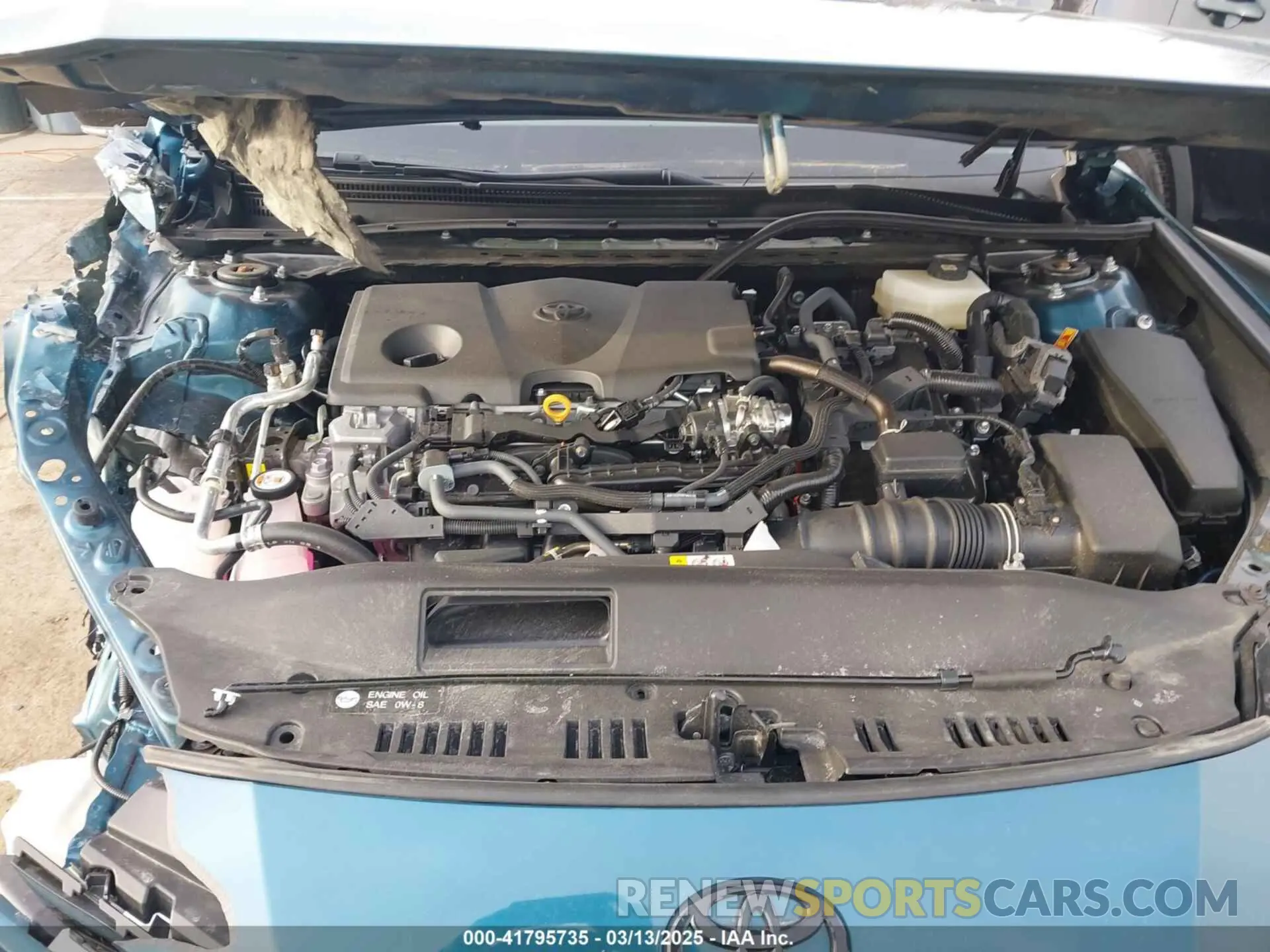 10 fotografías del automóvil dañado 4T1DBADK9SU005931 TOYOTA CAMRY 2025
