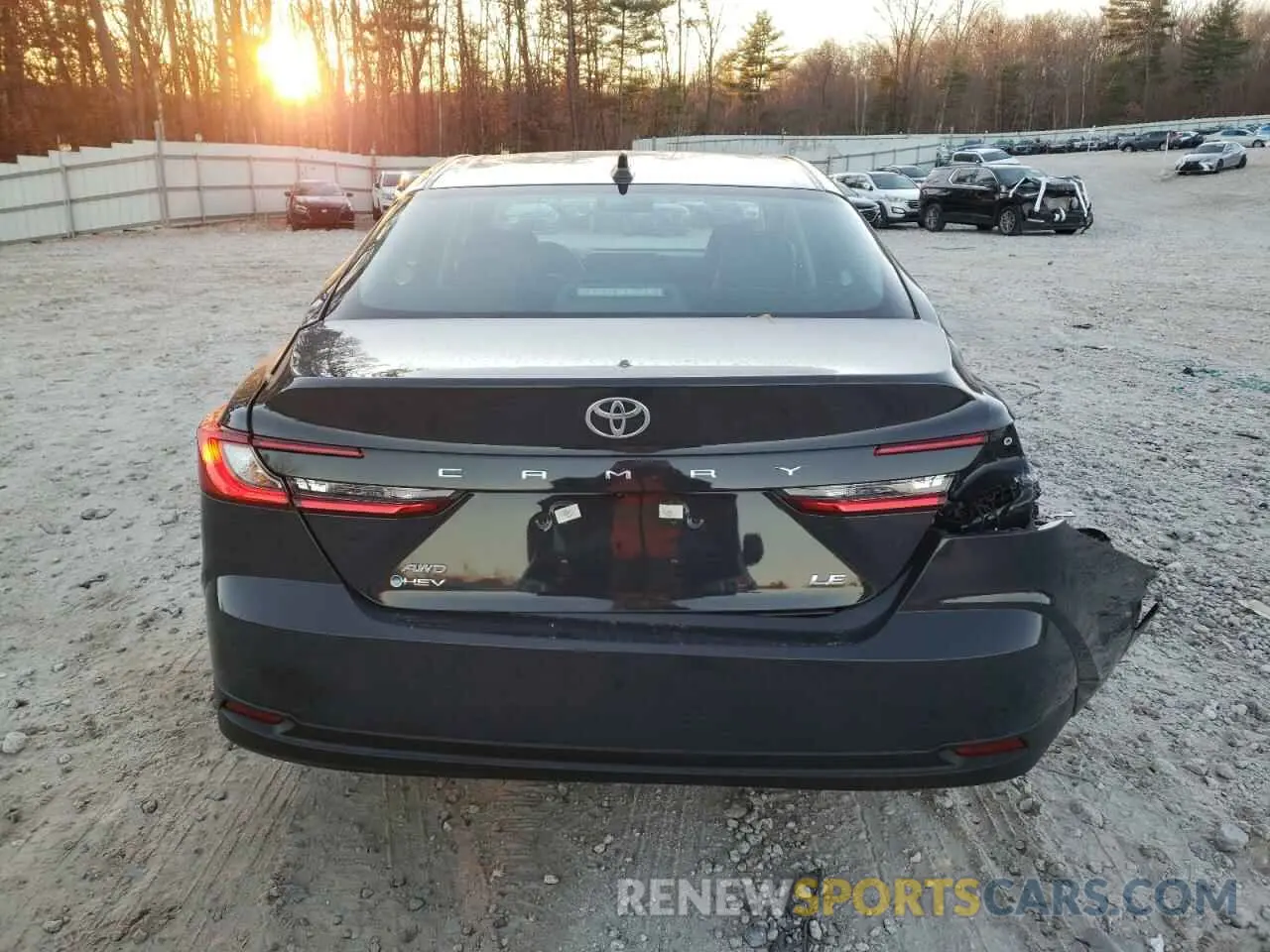 6 fotografías del automóvil dañado 4T1DBADK9SU500257 TOYOTA CAMRY 2025