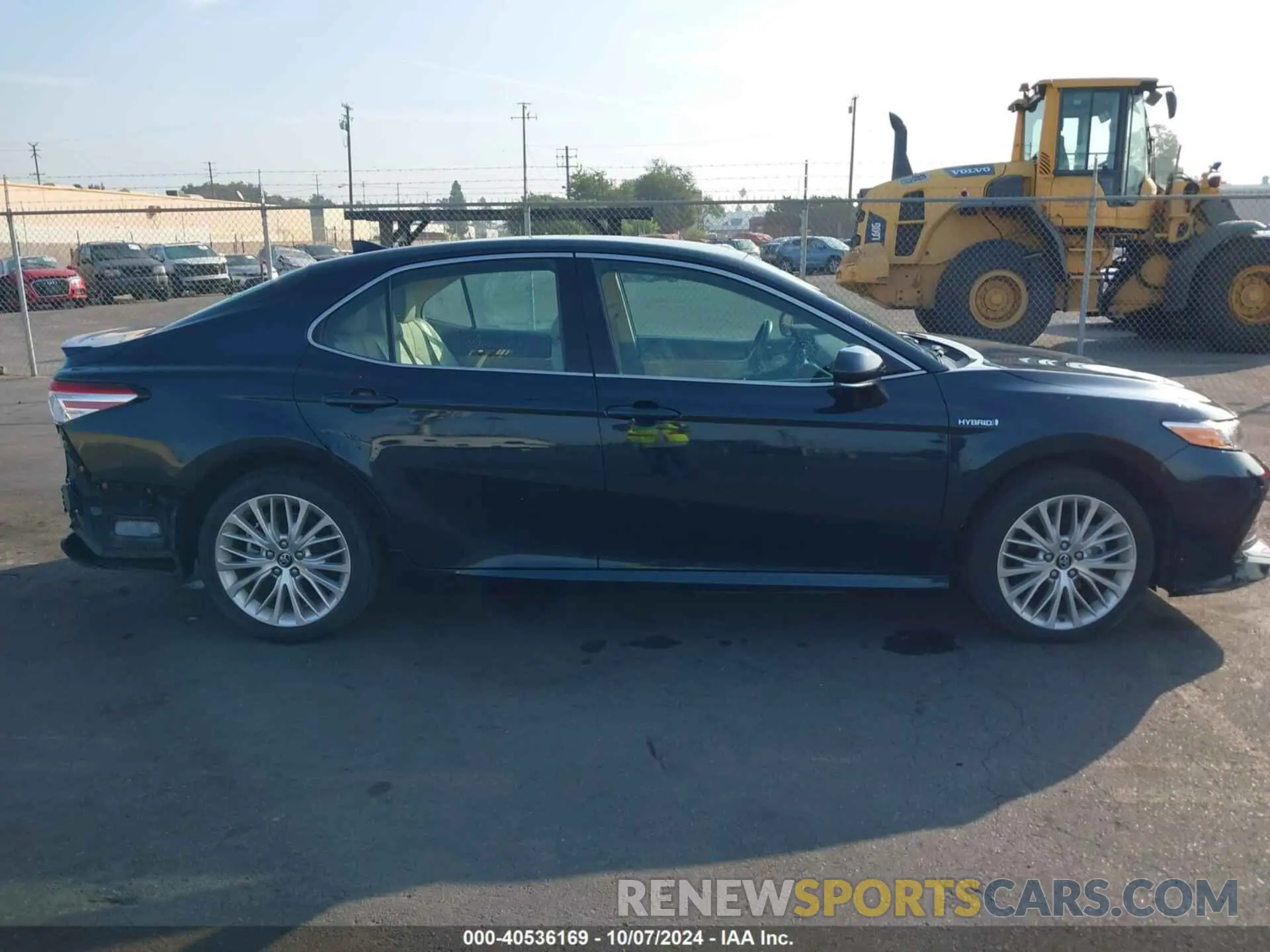 13 fotografías del automóvil dañado 4T1B21HK6KU514053 TOYOTA CAMRY HYBRID 2019