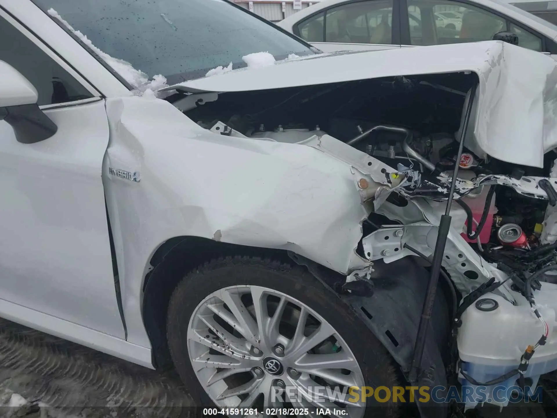 18 fotografías del automóvil dañado 4T1B21HK7KU513445 TOYOTA CAMRY HYBRID 2019