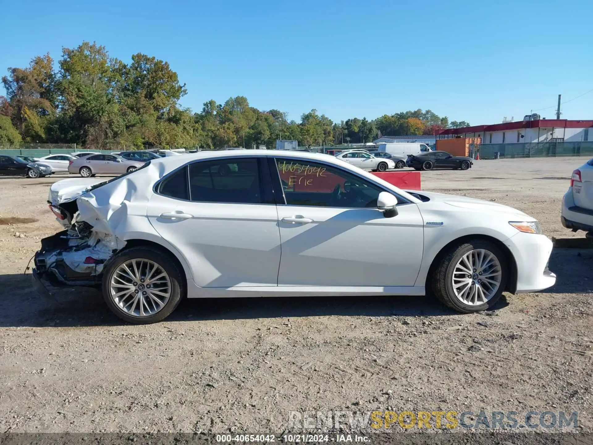 13 fotografías del automóvil dañado 4T1B21HK8KU511025 TOYOTA CAMRY HYBRID 2019