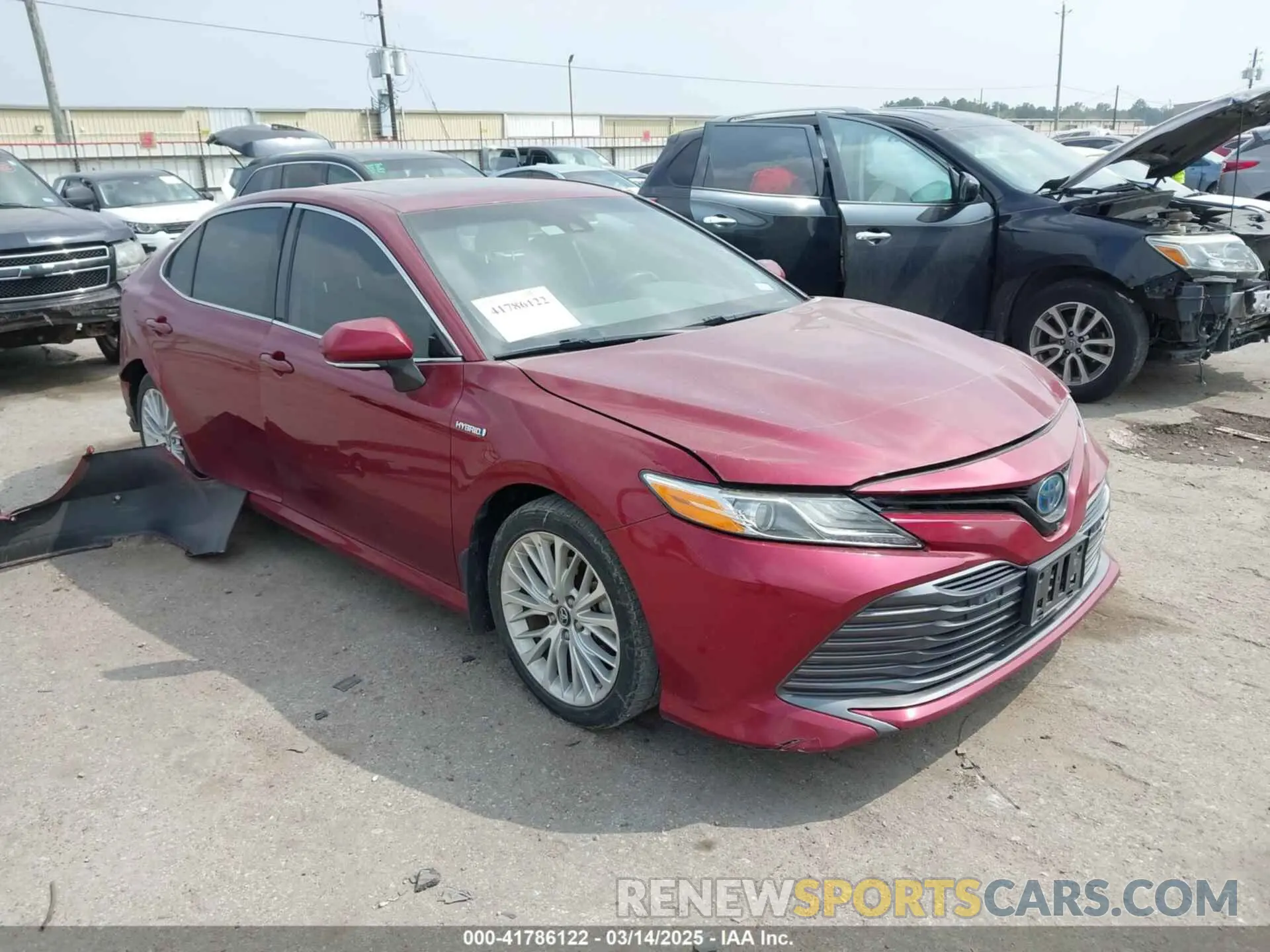 1 fotografías del automóvil dañado 4T1B21HK9KU514354 TOYOTA CAMRY HYBRID 2019