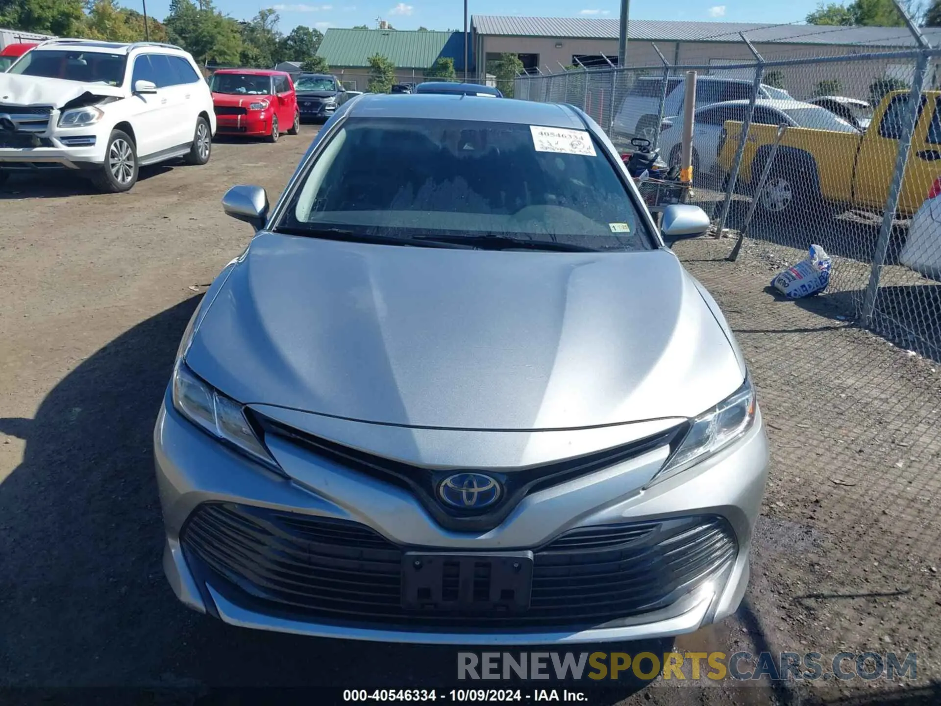12 fotografías del automóvil dañado 4T1B31HK0KU514076 TOYOTA CAMRY HYBRID 2019