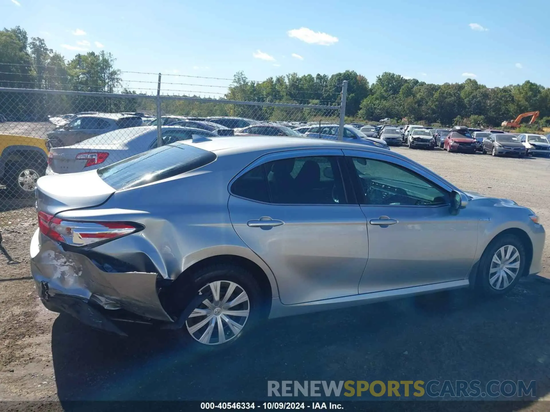 13 fotografías del automóvil dañado 4T1B31HK0KU514076 TOYOTA CAMRY HYBRID 2019