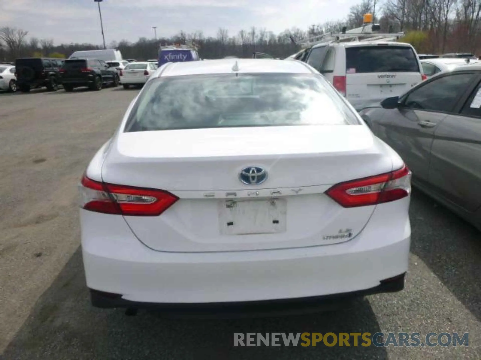 6 fotografías del automóvil dañado 4T1B31HK1KU514166 TOYOTA CAMRY HYBRID 2019