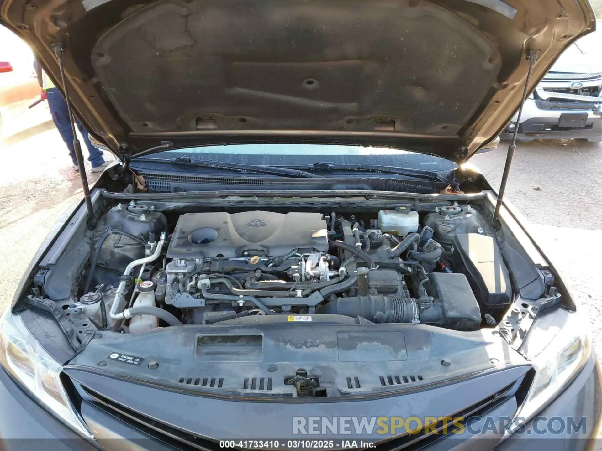 10 fotografías del automóvil dañado 4T1B31HK4KU516123 TOYOTA CAMRY HYBRID 2019