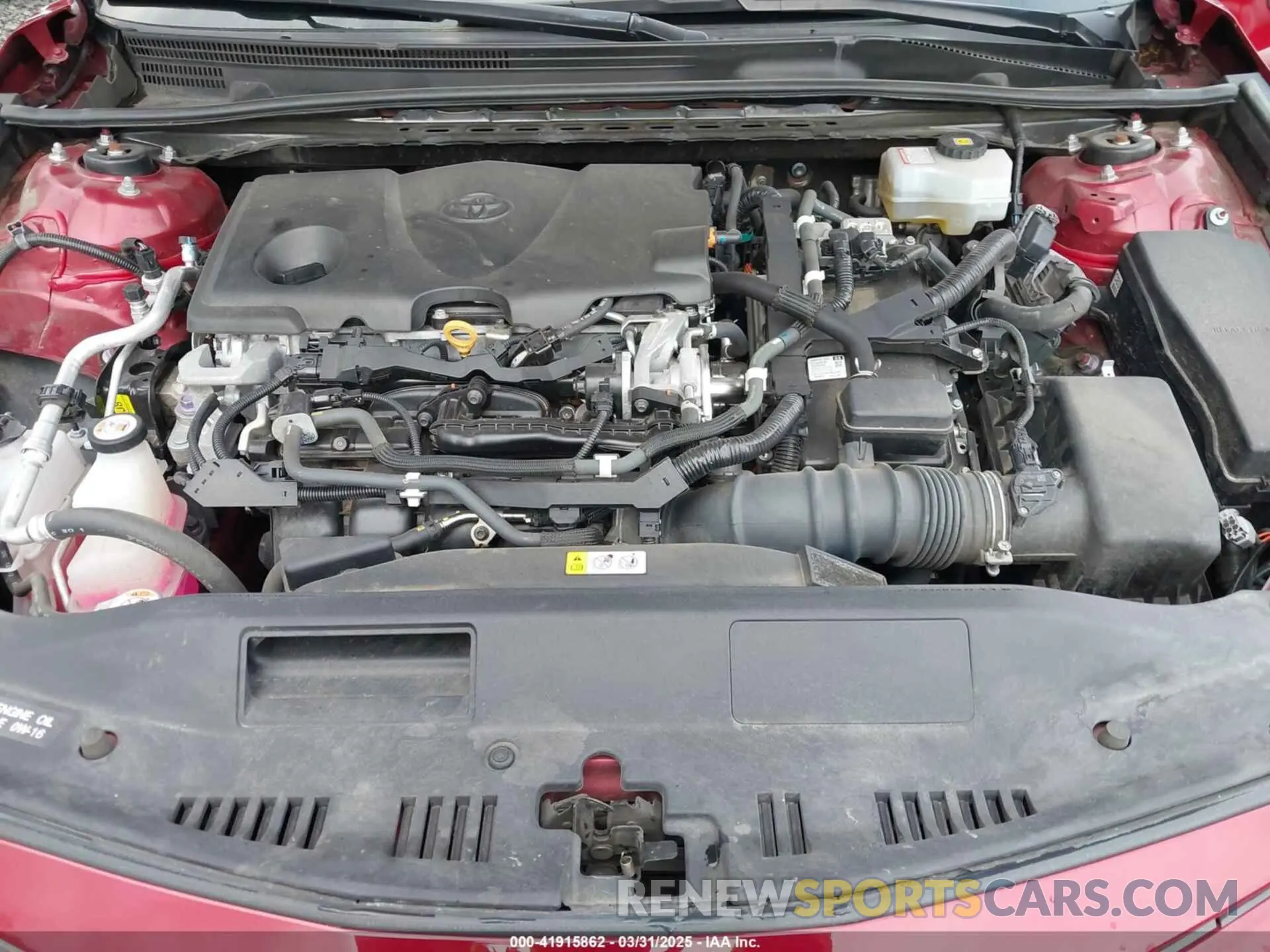 10 fotografías del automóvil dañado 4T1B31HK4KU516638 TOYOTA CAMRY HYBRID 2019