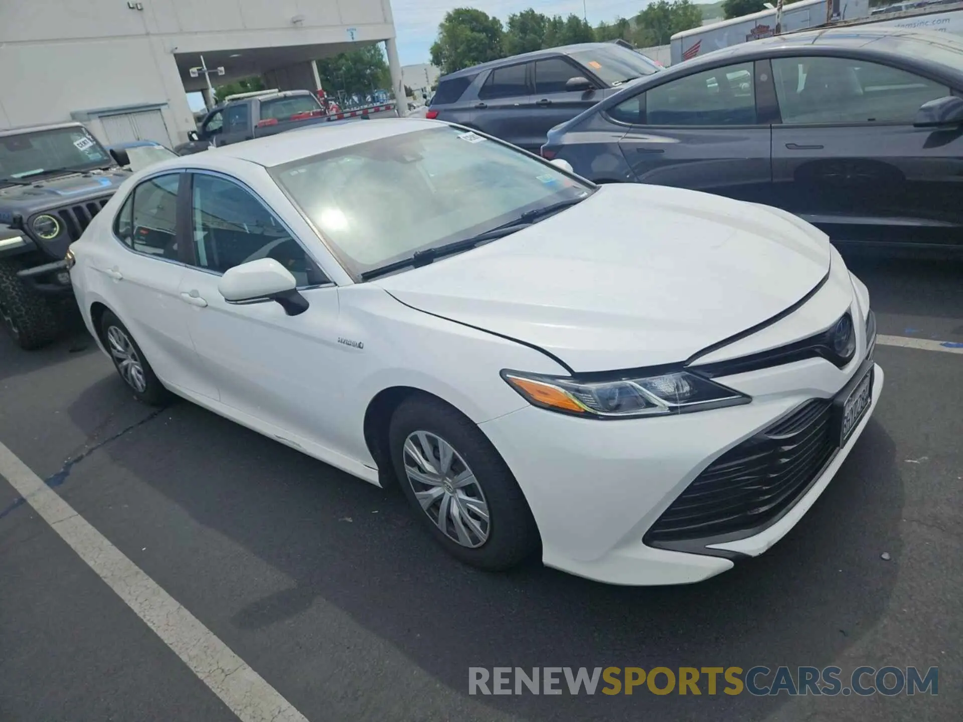 6 fotografías del automóvil dañado 4T1B31HK5KU512856 TOYOTA CAMRY HYBRID 2019
