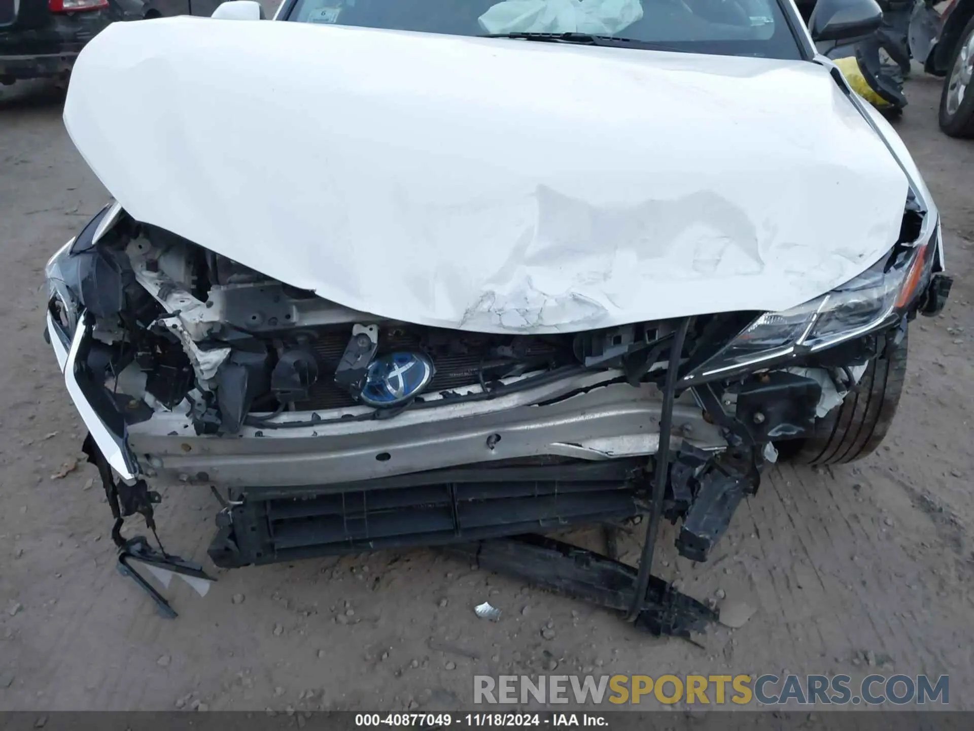 6 fotografías del automóvil dañado 4T1B31HK7KU510090 TOYOTA CAMRY HYBRID 2019
