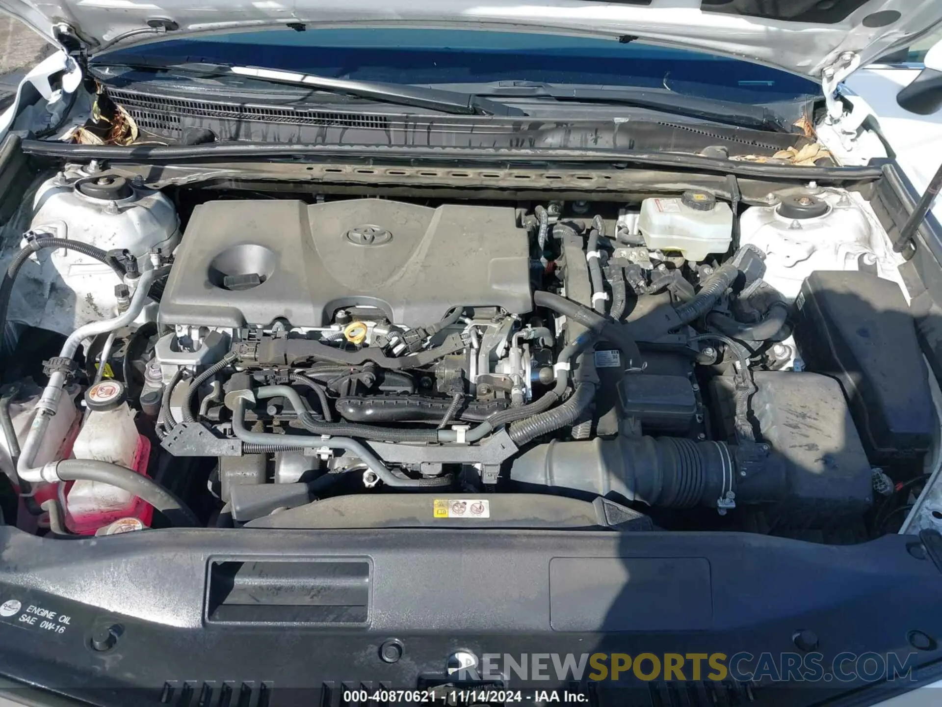 10 fotografías del automóvil dañado 4T1B31HK7KU516231 TOYOTA CAMRY HYBRID 2019